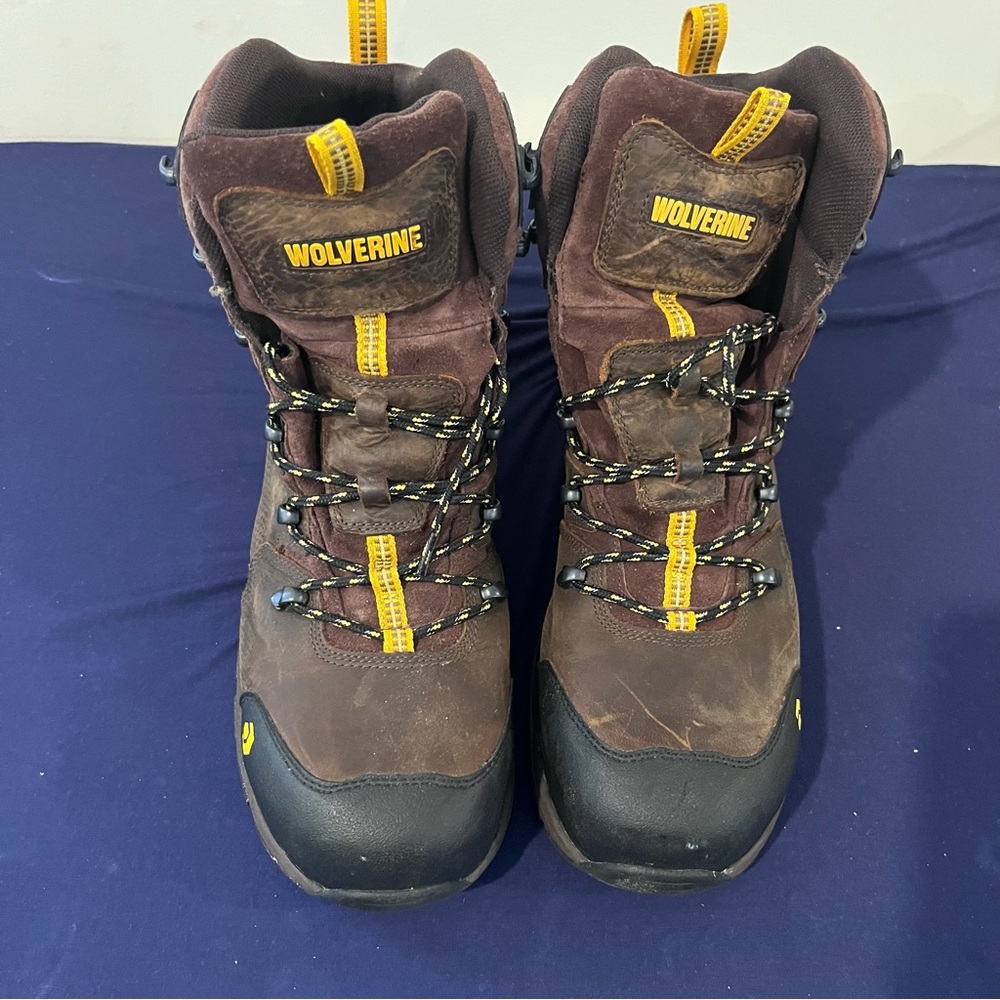 Wolverine Men's Contractor Work/ Safety Boots W10781 Size 13M Coffee Color